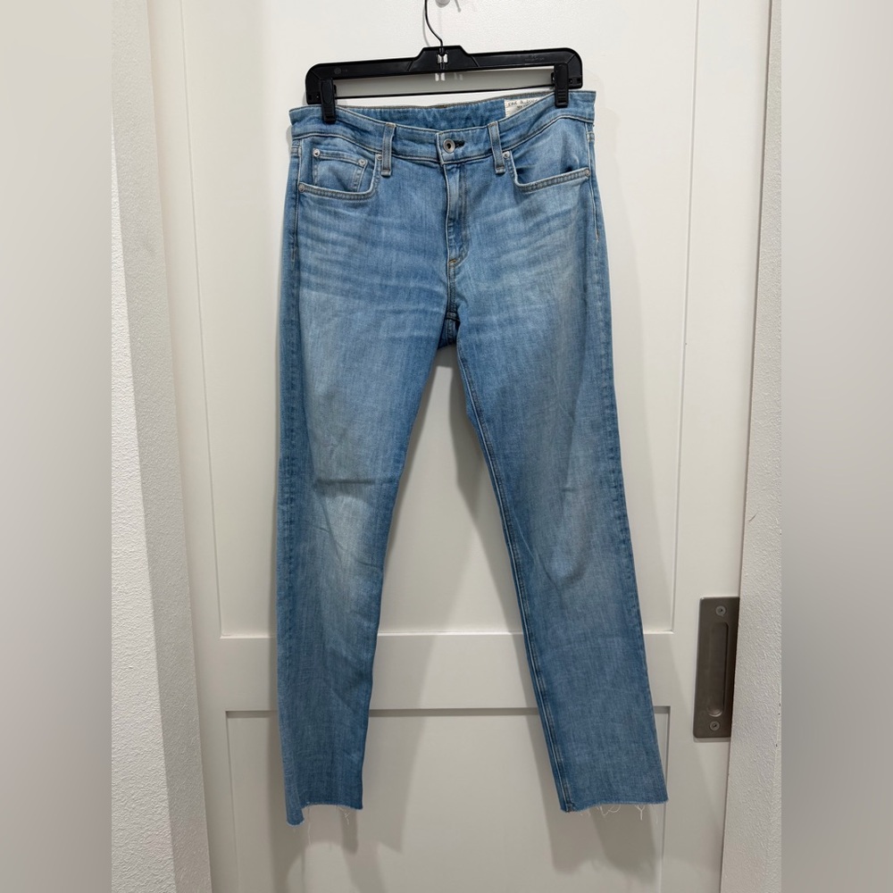 Rag & Bone Dre Low Rise Slim Boyfriend Jeans 27 Julienne - Picture 4 of 9